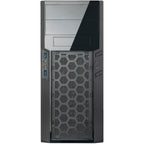 Silverstone sst-ps13b midi tower behuizing (zwart | 2x usb-a)