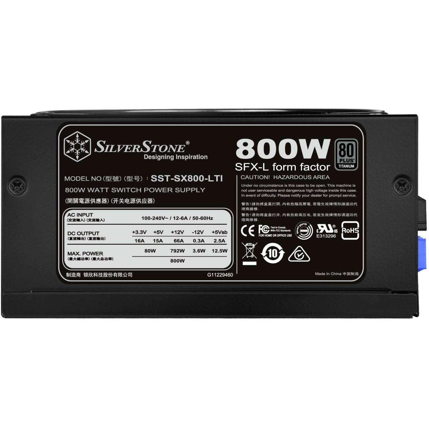 SilverStone SX800-LTI v1.2, 800W