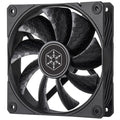 Silverstone shark force 120 case fan (zwart, 120 x 120 x 25 mm, pwm)