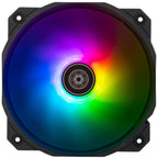 Silverstone shark force 160 argb case fan (zwart, 160 x 160 x 25 mm, pwm)