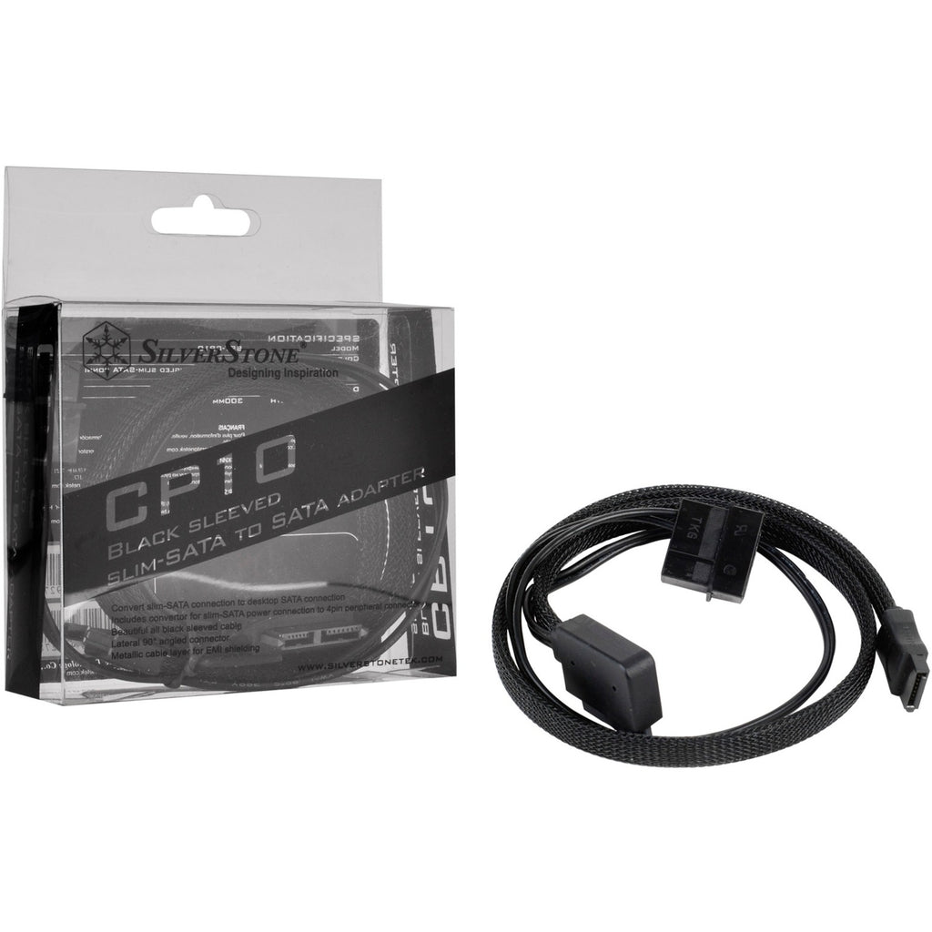 SilverStone SilverStone Slim SATA 2-in-1 Datakabel + Stroomadapter