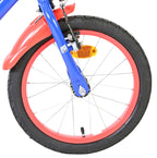 Volare - Sonic kinderfiets - jongens - 16 inch - blauw - twee handremmen