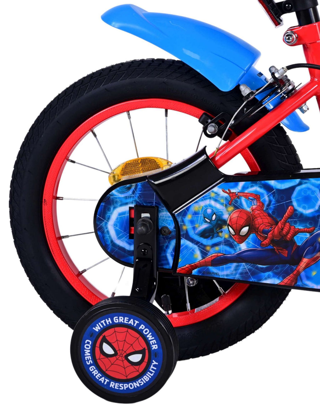 Paw Patrol Kinderfiets - Jongens - 14 inch - Rood Blauw