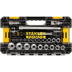 Stanley fatmax 1 2 l pro-stack doppenset 1 2 fmmt98103-1 dopsleutel (zwart geel, 26 delig)