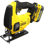 Stanley fatmax v20 18v decoupeerzaag (geel zwart, koffer, 2 accu's (2.0ah) en oplader (4a) inbegrepen)
