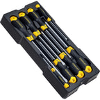 Stanley transmodule cushiongrip schroevendraaierset (zwart geel, stmt1-74181, 8-delig)
