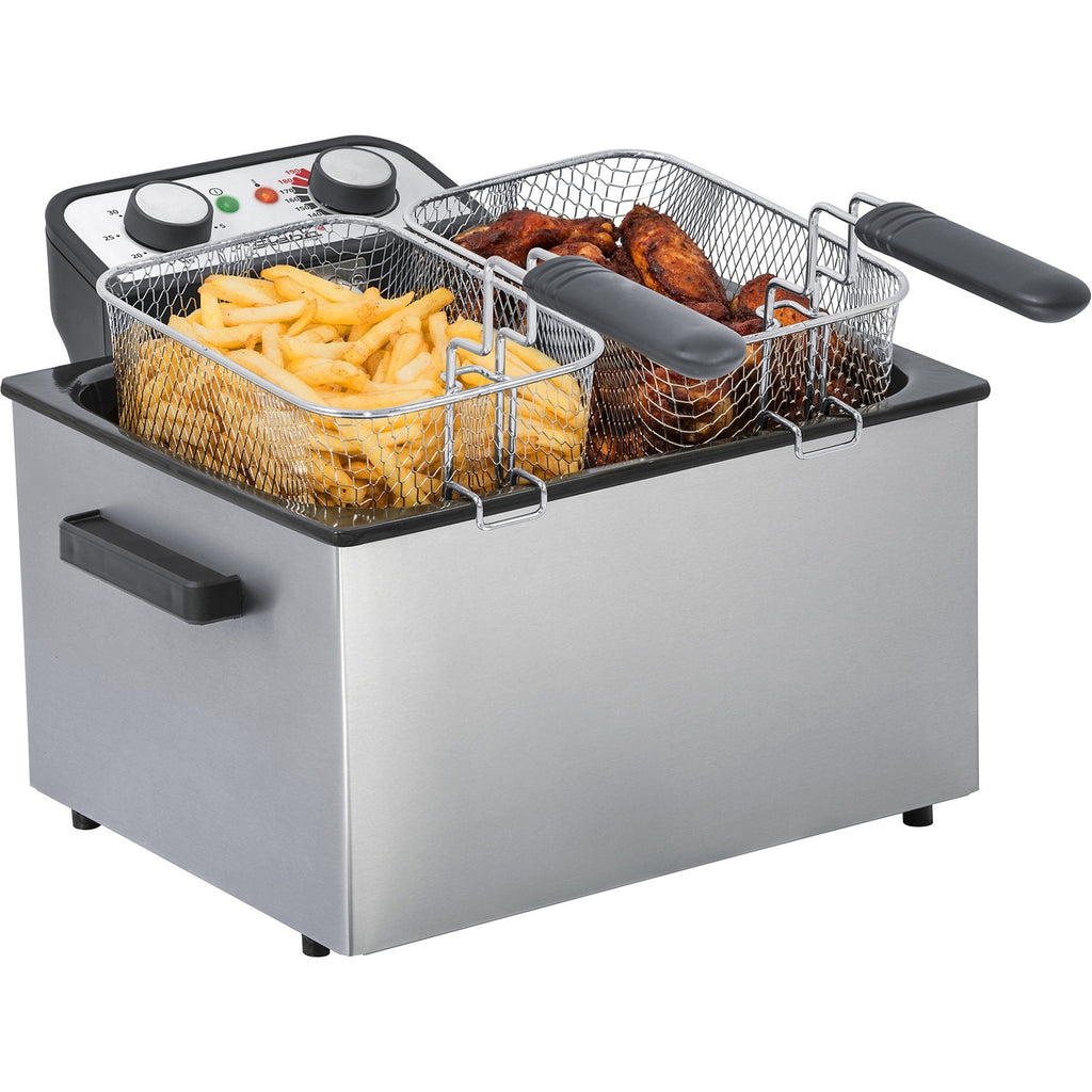 Steba df 300 frituurpan (roestvrij staal, 5,0 liter)