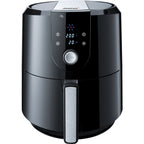 Steba hf 5000 xl heteluchtfriteuse (zwart roestvrij staal, 5,2 liter)