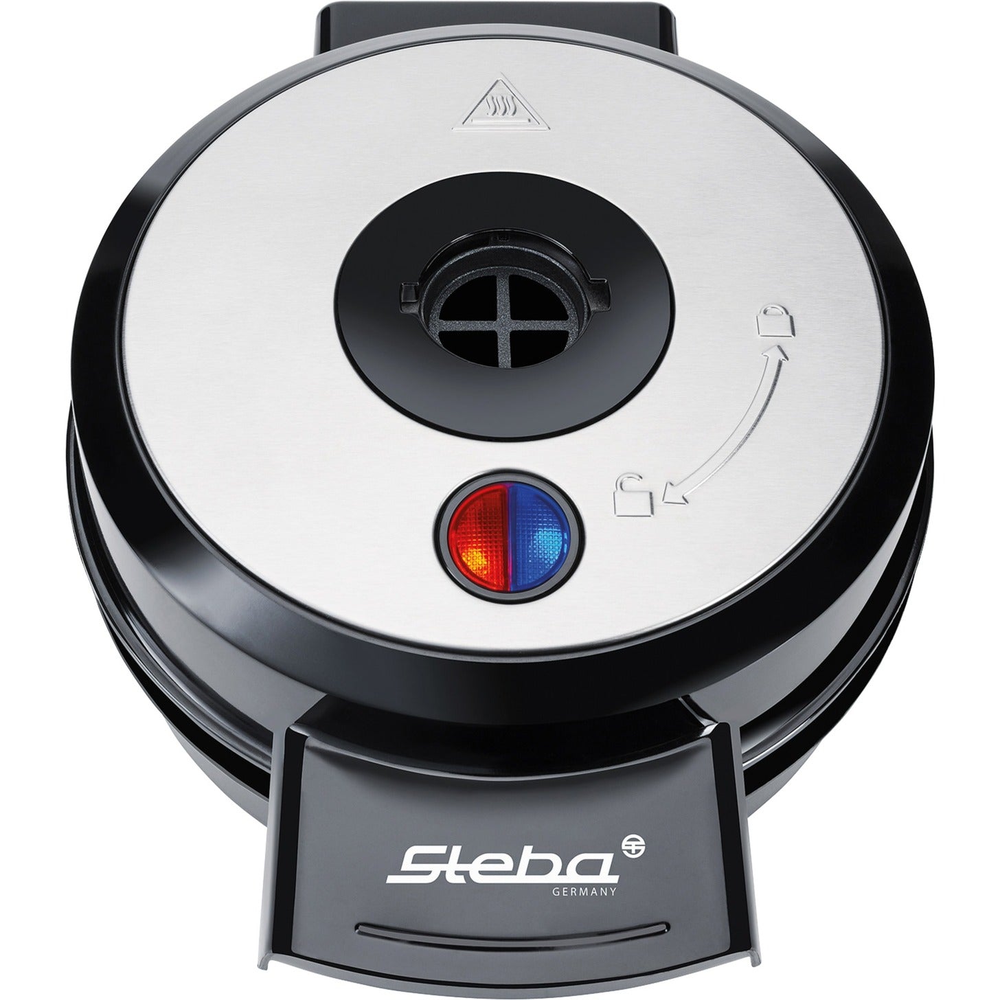 Steba wafelijzer we 20 volcano (zwart zilver)