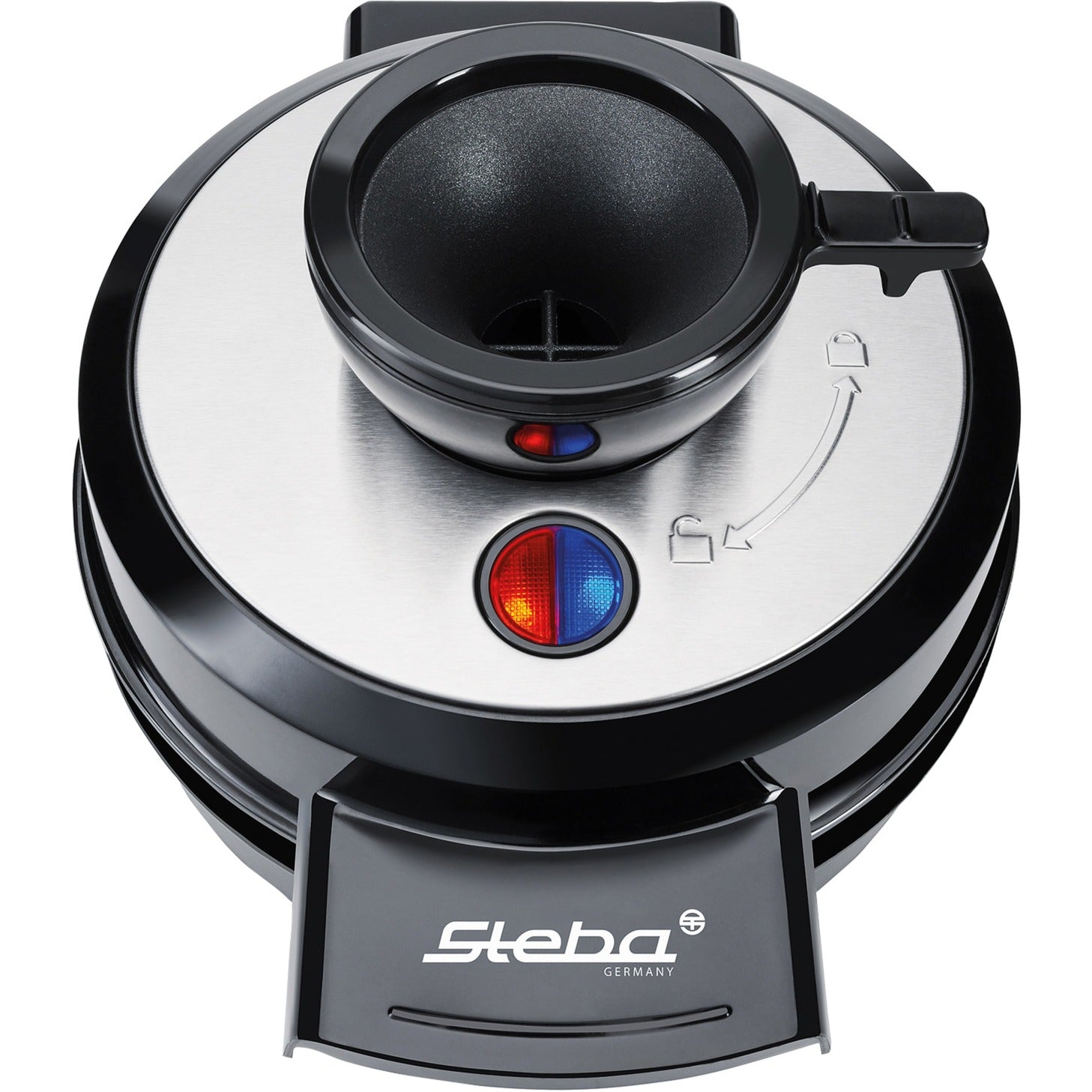 Steba wafelijzer we 20 volcano (zwart zilver)