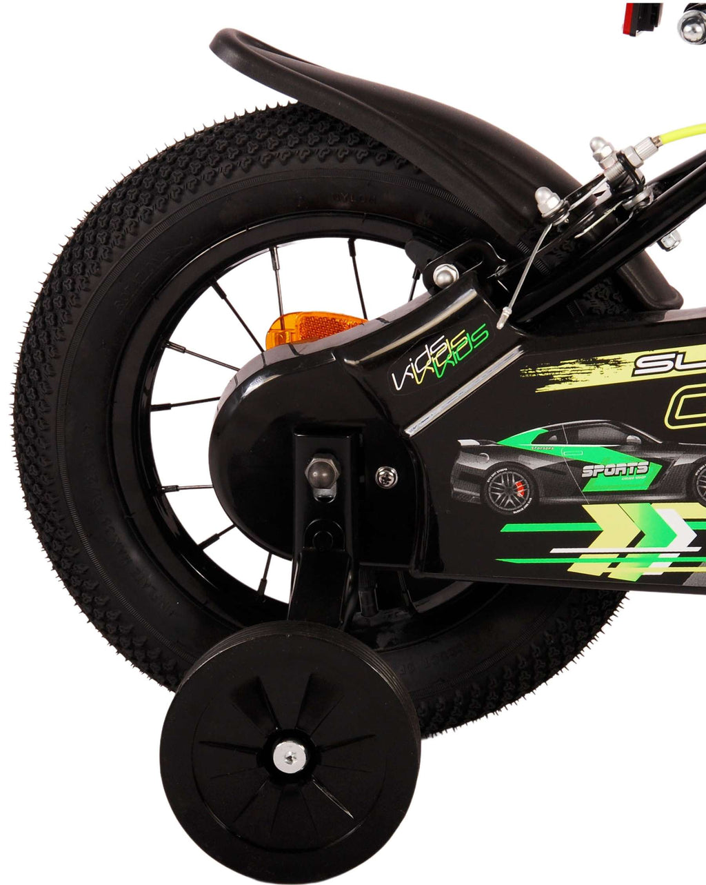 Volare - super gt kinderfiets - jongens - 12 inch - groen - twee handremmen
