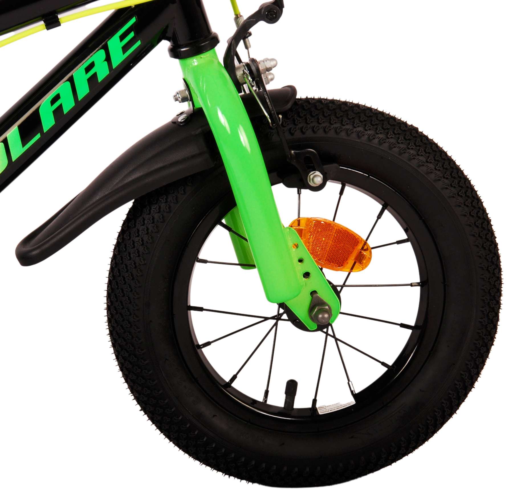 Volare - super gt kinderfiets - jongens - 12 inch - groen - twee handremmen