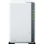 Synology diskstation ds223j nas (wit, 2x usb 3.2 gen 1)