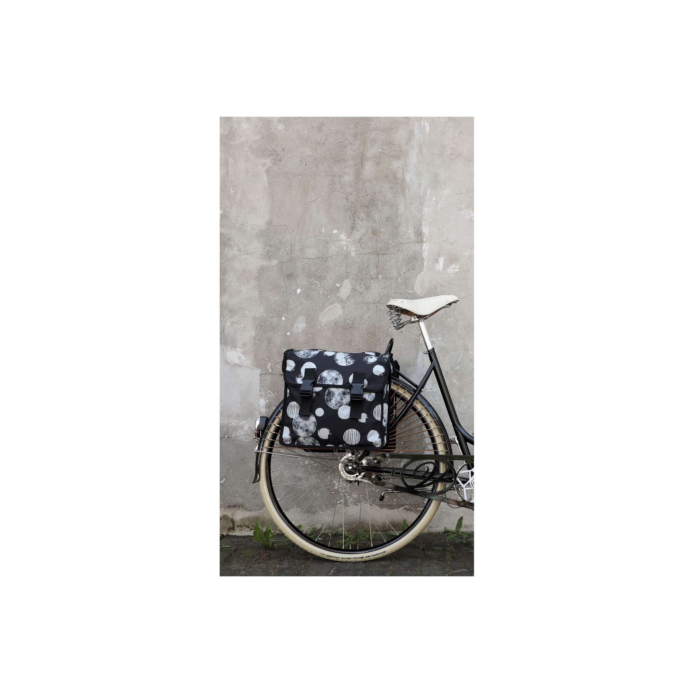 Basil Sac Mara XL Double | Sphère | Gris-noir