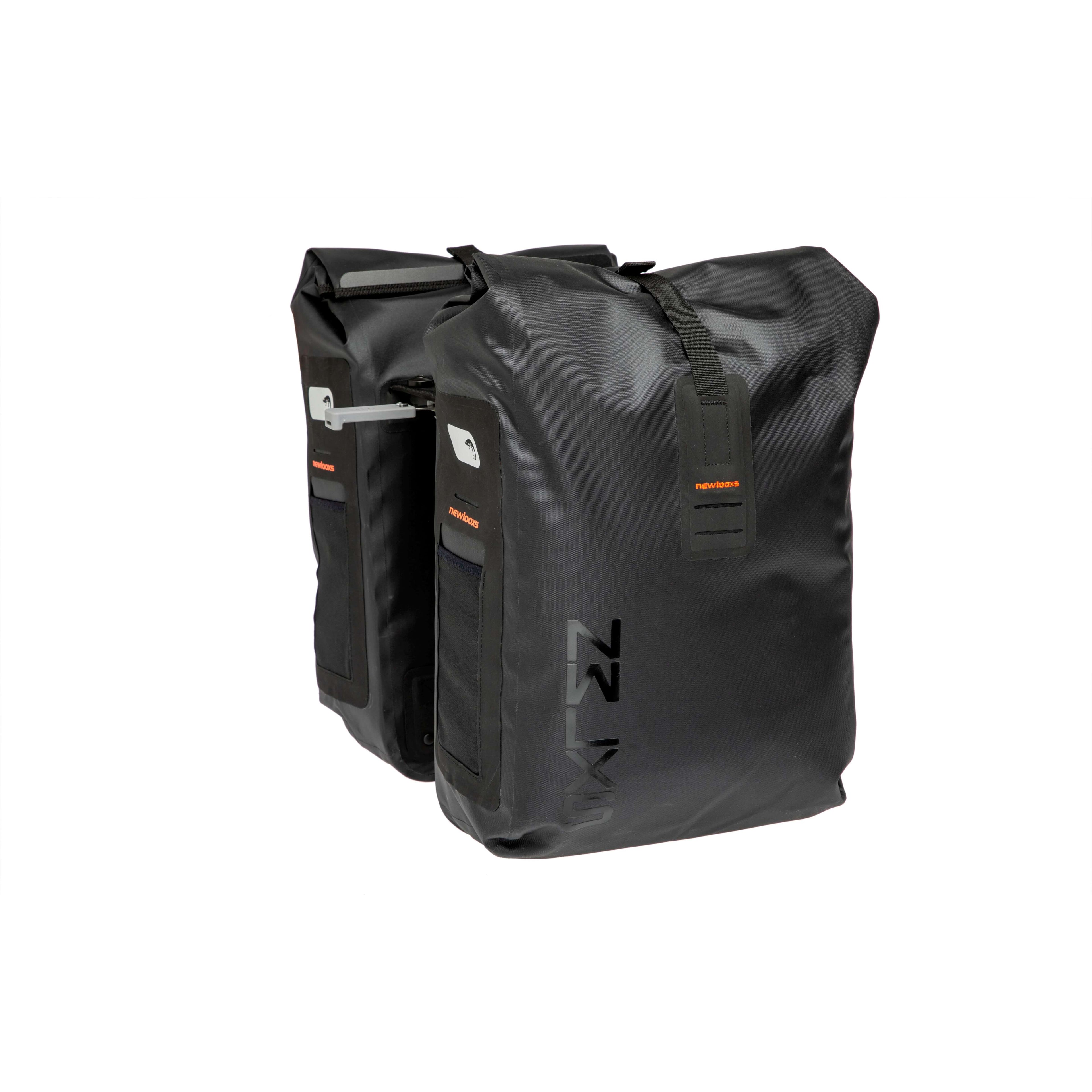 Newlooxs - Newlooxs Tas new looxs varo waterdicht double mik 2.0 zwart | 40l