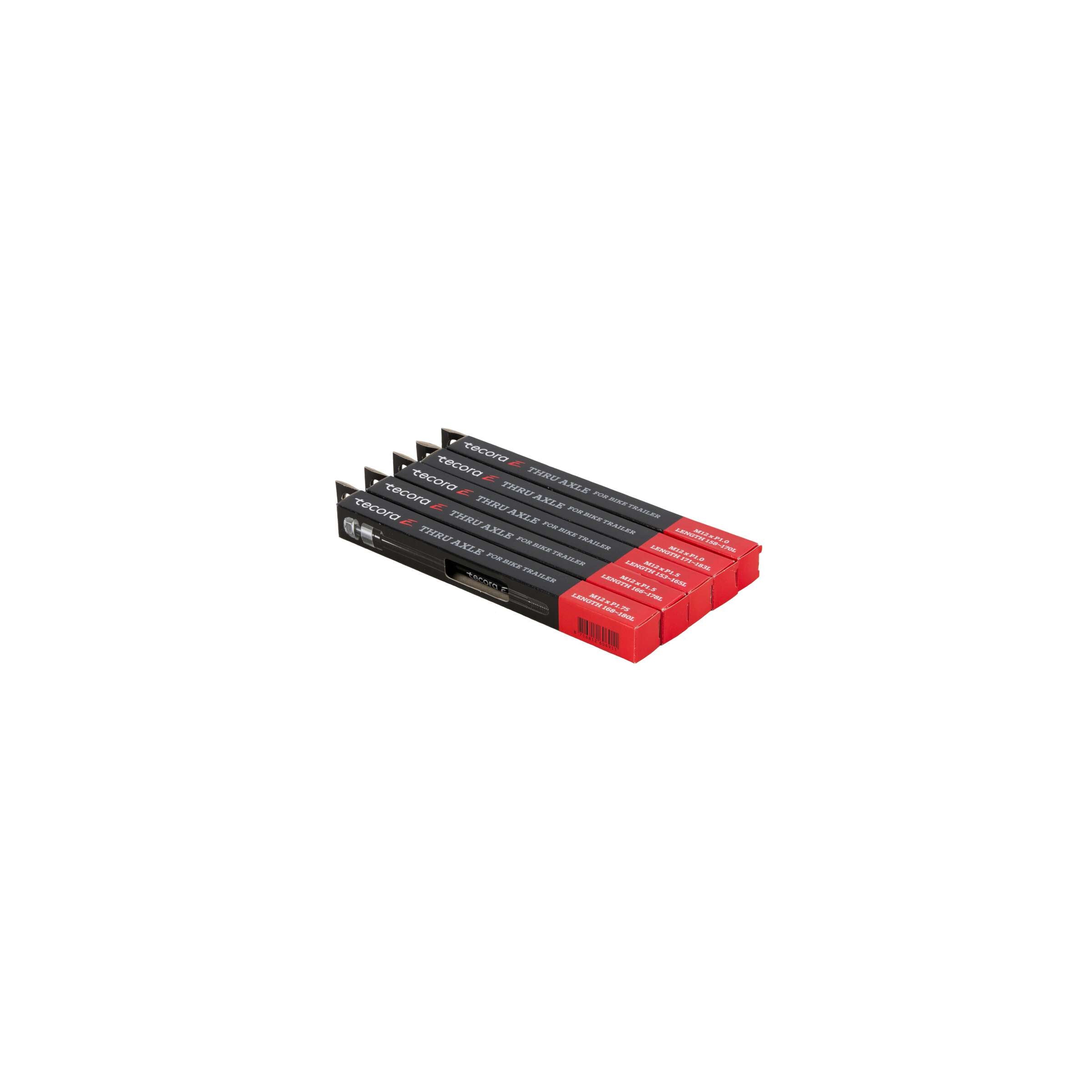 Tecora - Tecora e steekas trailer m12 p15 153-165mmaluminium zwart