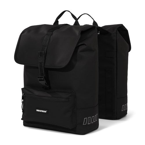 Dutchperfect urbanproof tas double cargo up recycle 38l zwart