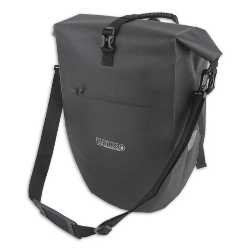 Lynx - Lynx fietstas enkel tpu 28l zwart waterdicht e-bike hayes
