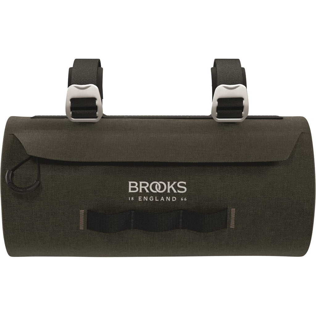 Brooks scape handlebar pouch bag (3l) - mud green