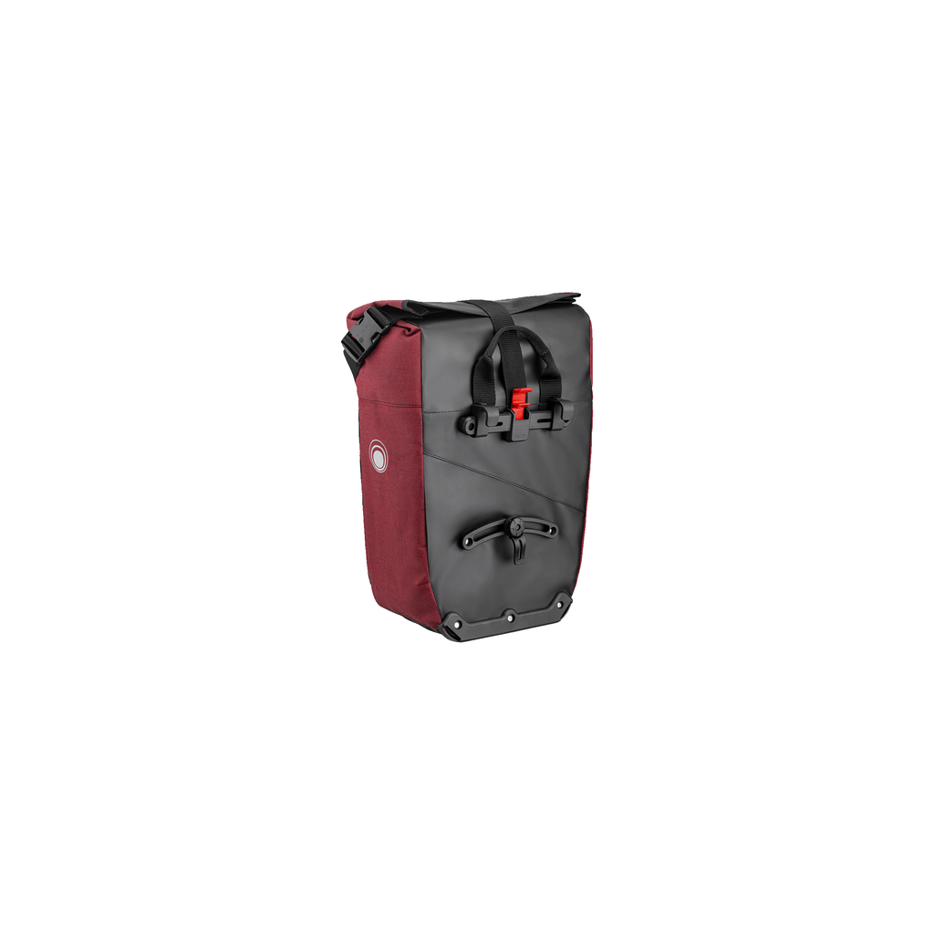 Clarijs fietstas solobag 24l zwart-rood