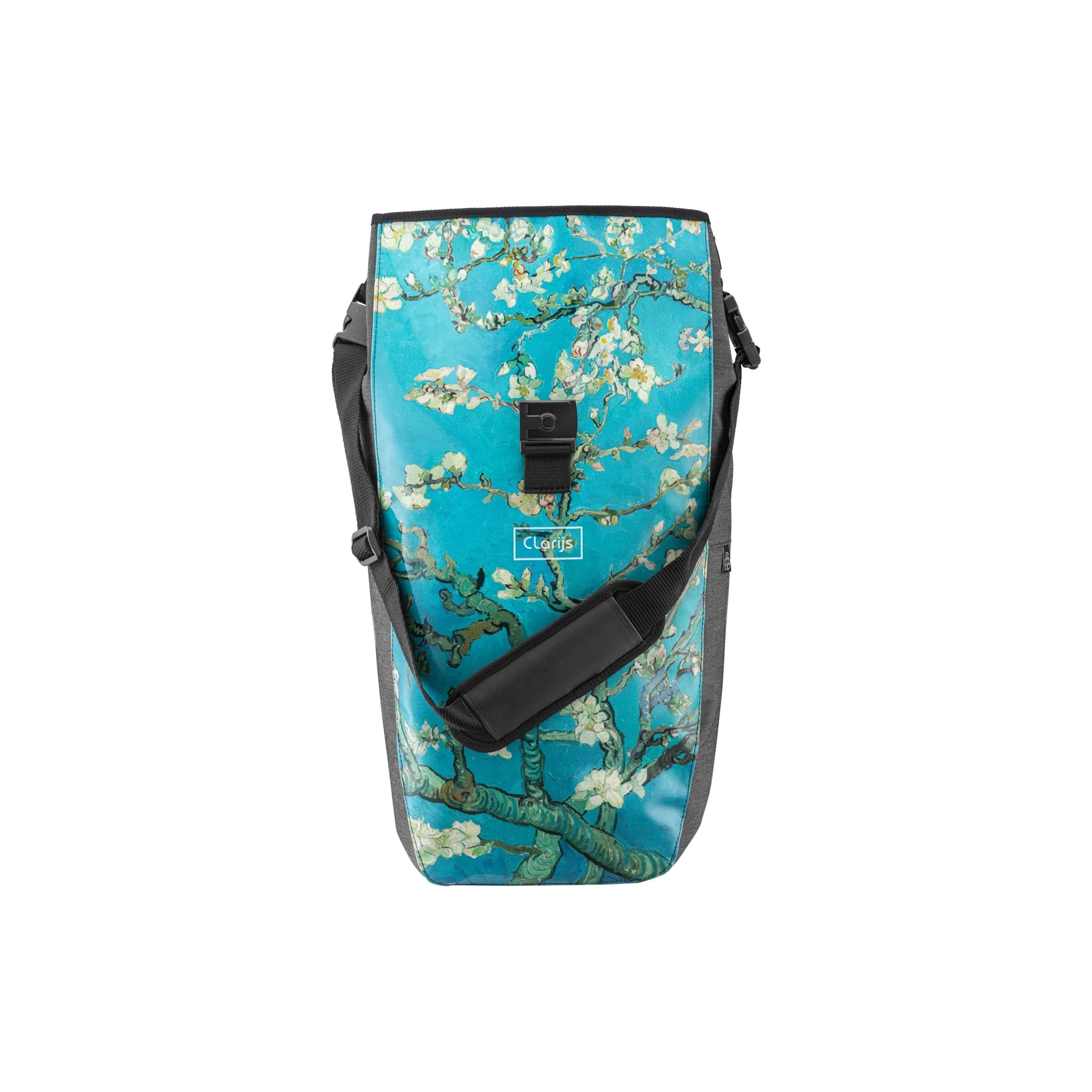 Clarijs - Clarijs fietstas solobag 24l van gogh almond blossom