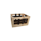 Fietskrat leren raster 20L 40x29x24cm