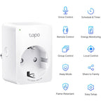 Tp-link tapo p110 mini smart wifi-stopcontact schakel stekkerdoos (wit)
