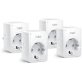 Tp-link tapo p110 (4-pack) mini smart wifi-stopcontact schakel stekkerdoos (wit, 4 stuks)