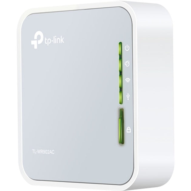 Tp-link tl-wr902ac, ac750 wireless travel router (wit grijs)