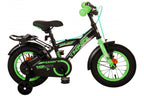 Volare Thombike Kinderfiets Jongens 12 inch Zwart Groen Twee Handremmen