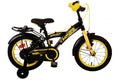 Volare Thombike Kinderfiets Jongens 14 inch Zwart Geel Twee Handremmen