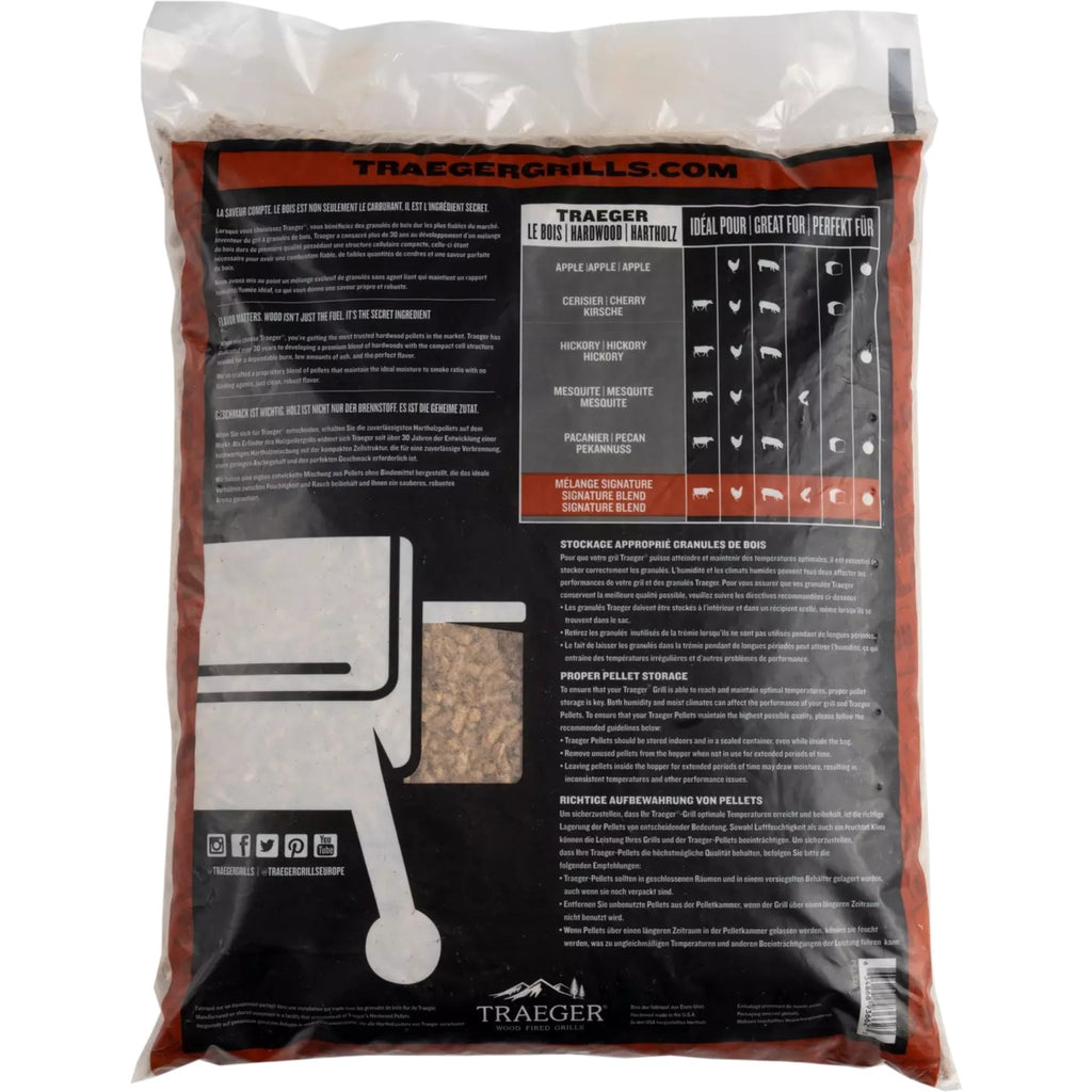 Traeger pellets van hardhout signature brandstof (9 kg)