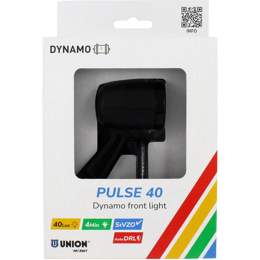 UNION - UN koplamp pulse 40 dynamo 40lux