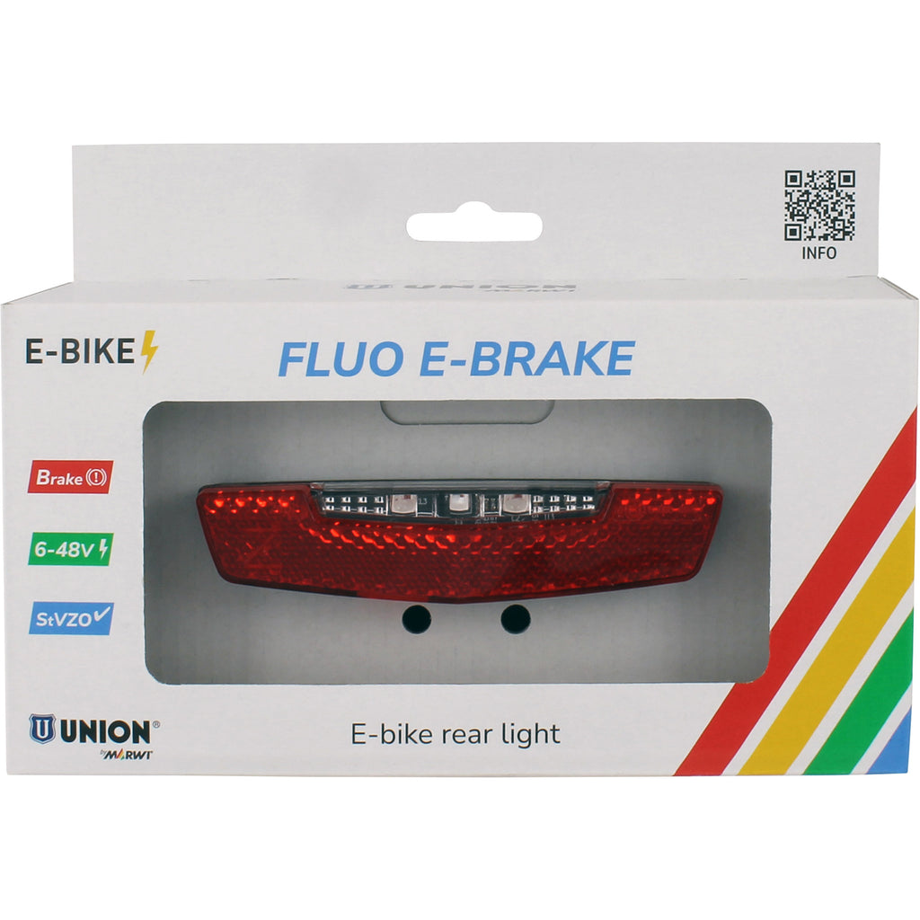 UNION - UN rear light ebike fluo e-brake w. brak.