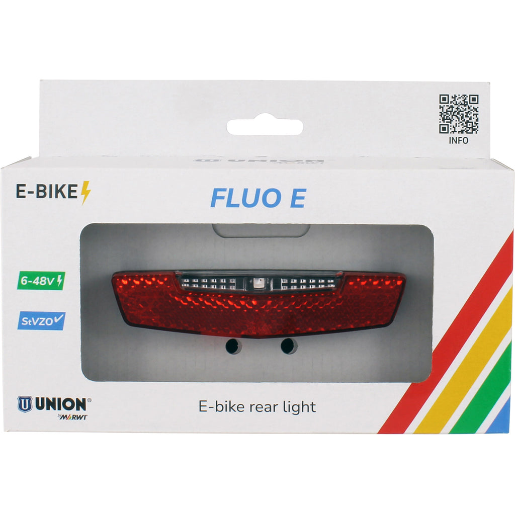 Qibbel - achterlicht fluo e e-bike 6-48v