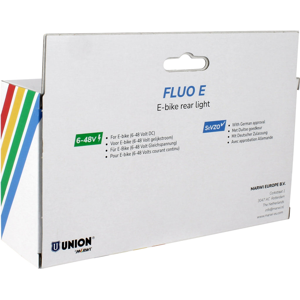 Qibbel - achterlicht fluo e e-bike 6-48v