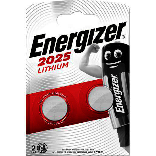 Enerdis - Enerdis Energizer batterij lithium 3v cr2025 blister (2st)