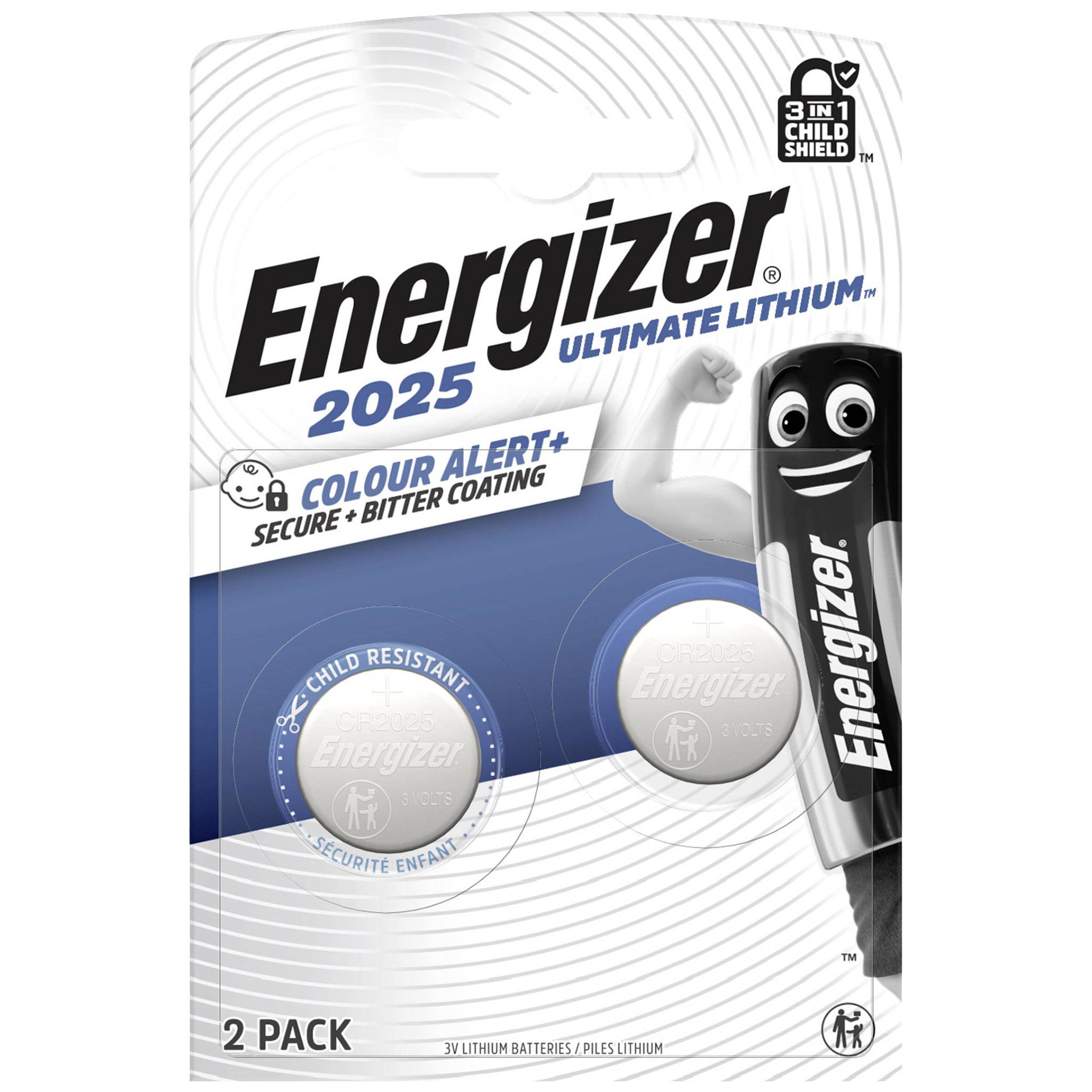 Enerdis - Enerdis Energizer knoopcel ultimate lithium 3v cr2025 (2st)