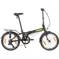 Buzaglo - Buzaglo Dahon vouwfiets 20" hit 6 spd. derailleur v-brakes pitch (mat zwart)