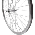 Roland - voorwiel 26 x 1.75 vastaluminium v-profil zilver zink spk