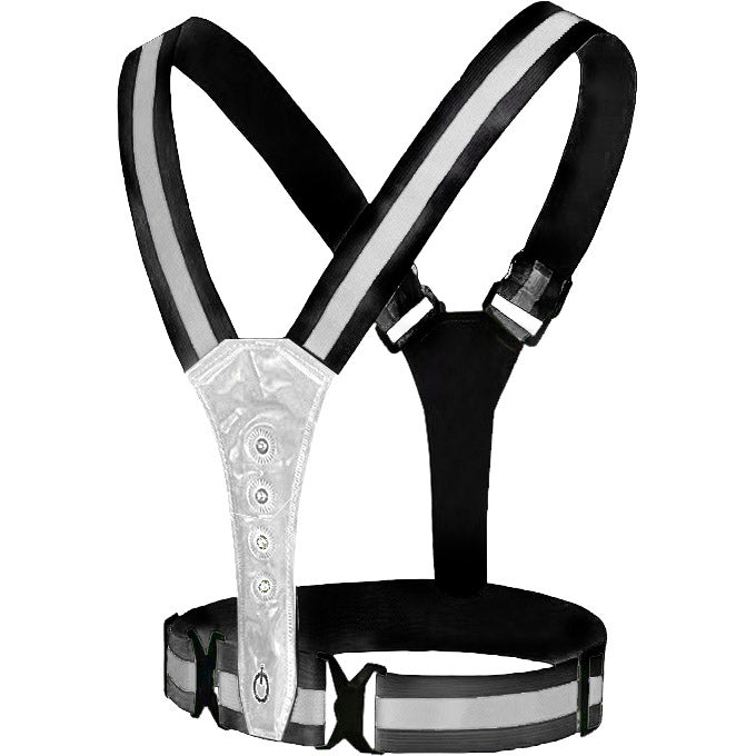VWP - reflecterend sportvest usb oplaadbaar led one size antra.