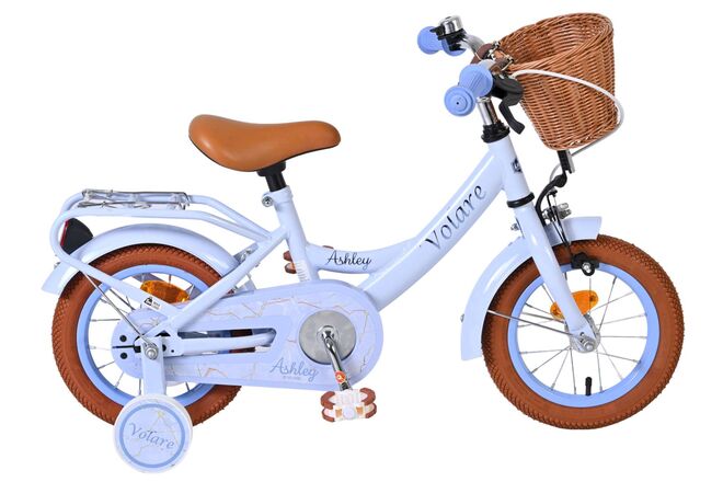 Volare - ashley kinderfiets - meisjes - 12 inch - pastel blauw