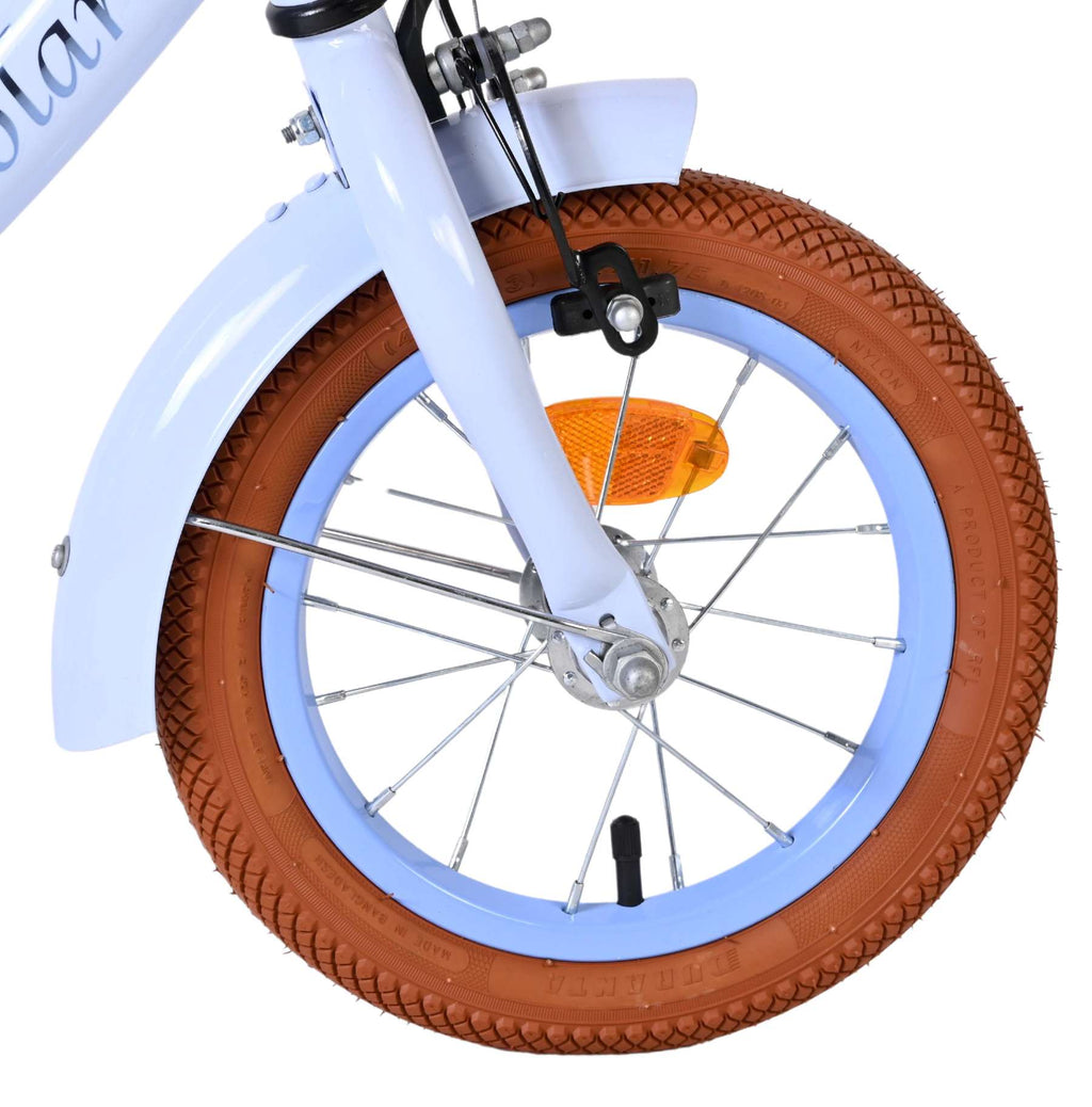 Volare - ashley kinderfiets - meisjes - 12 inch - pastel blauw - twee handremmen