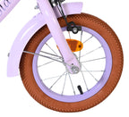 Volare ashley kinderfiets - meisjes - 12 inch - lila - twee handremmen