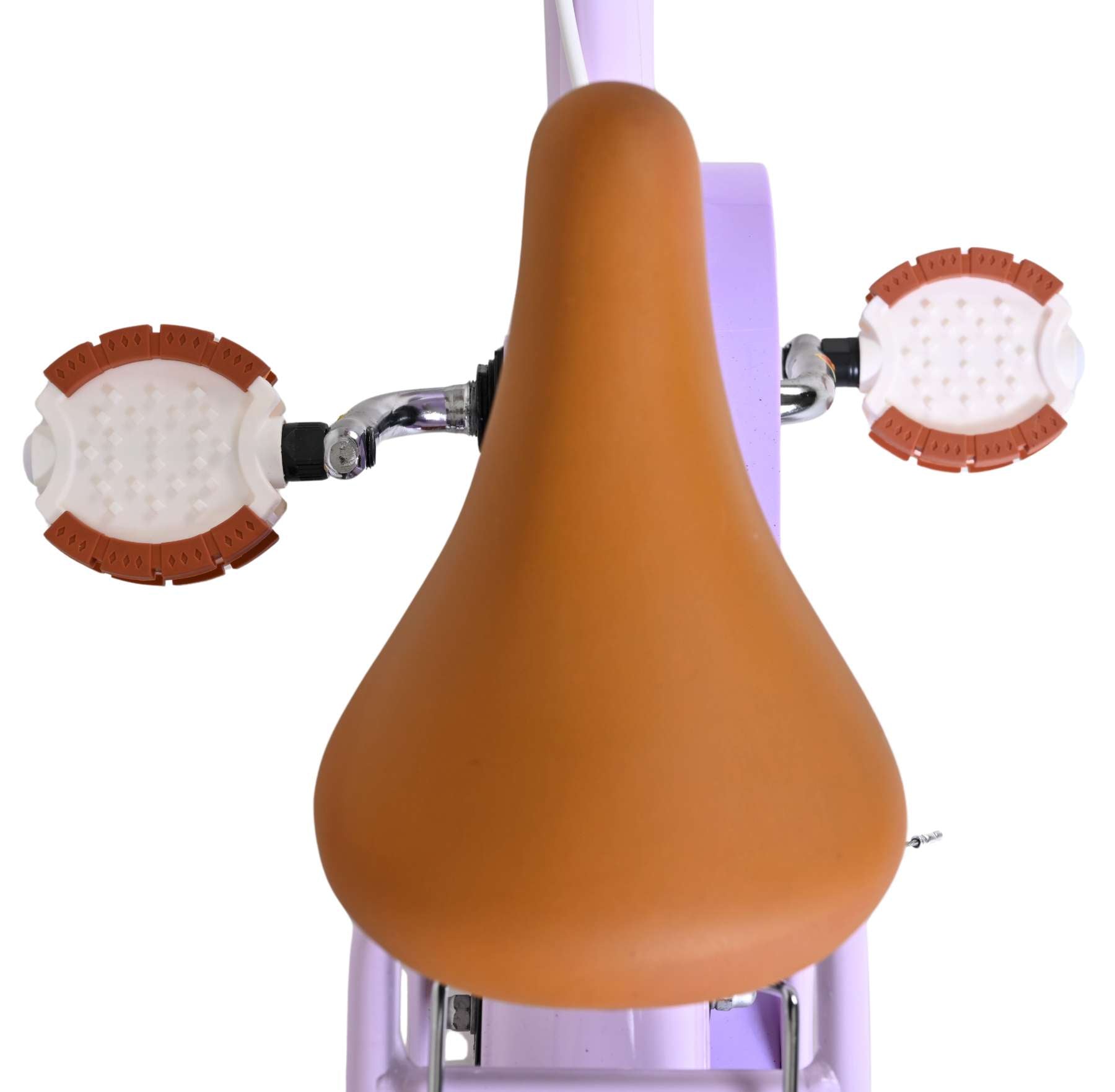Volare - ashley kinderfiets - meisjes - 14 inch - lila - twee handremmen