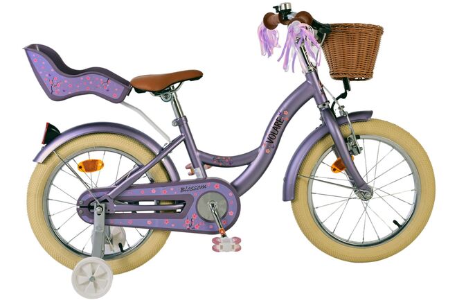 Volare - blossom kinderfiets - meisjes - 16 inch - paars