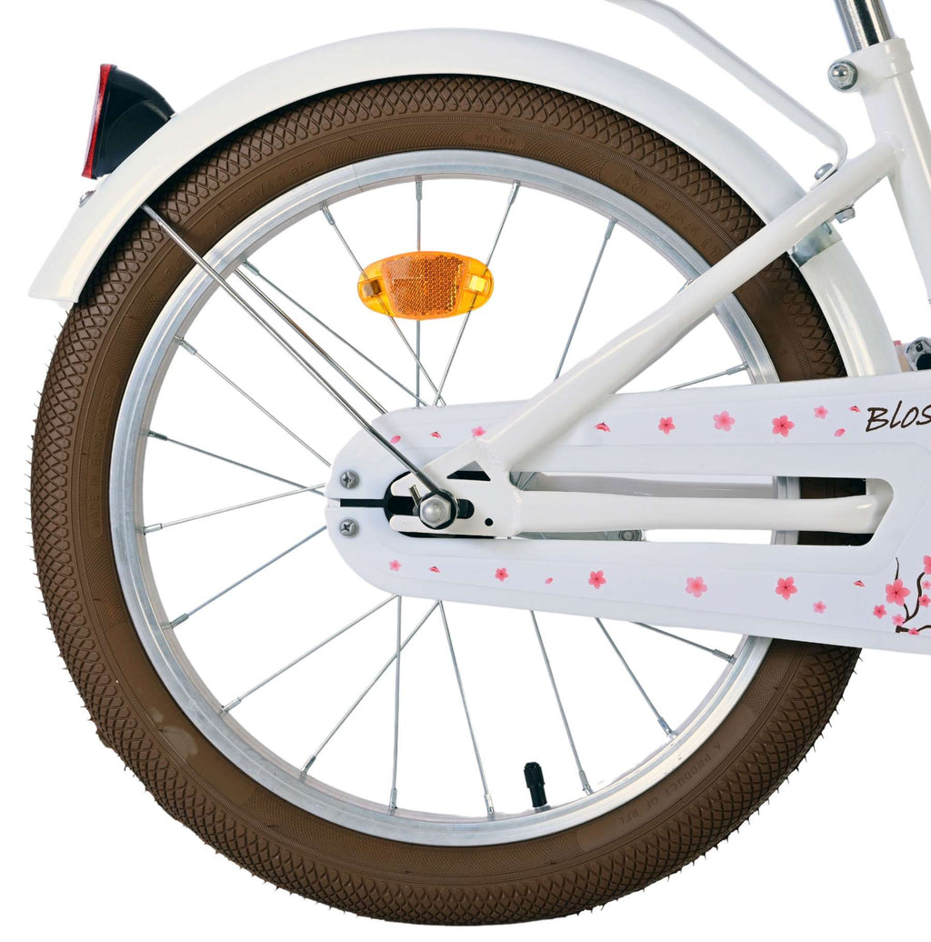 Volare - blossom kinderfiets - meisjes - 18 inch - wit