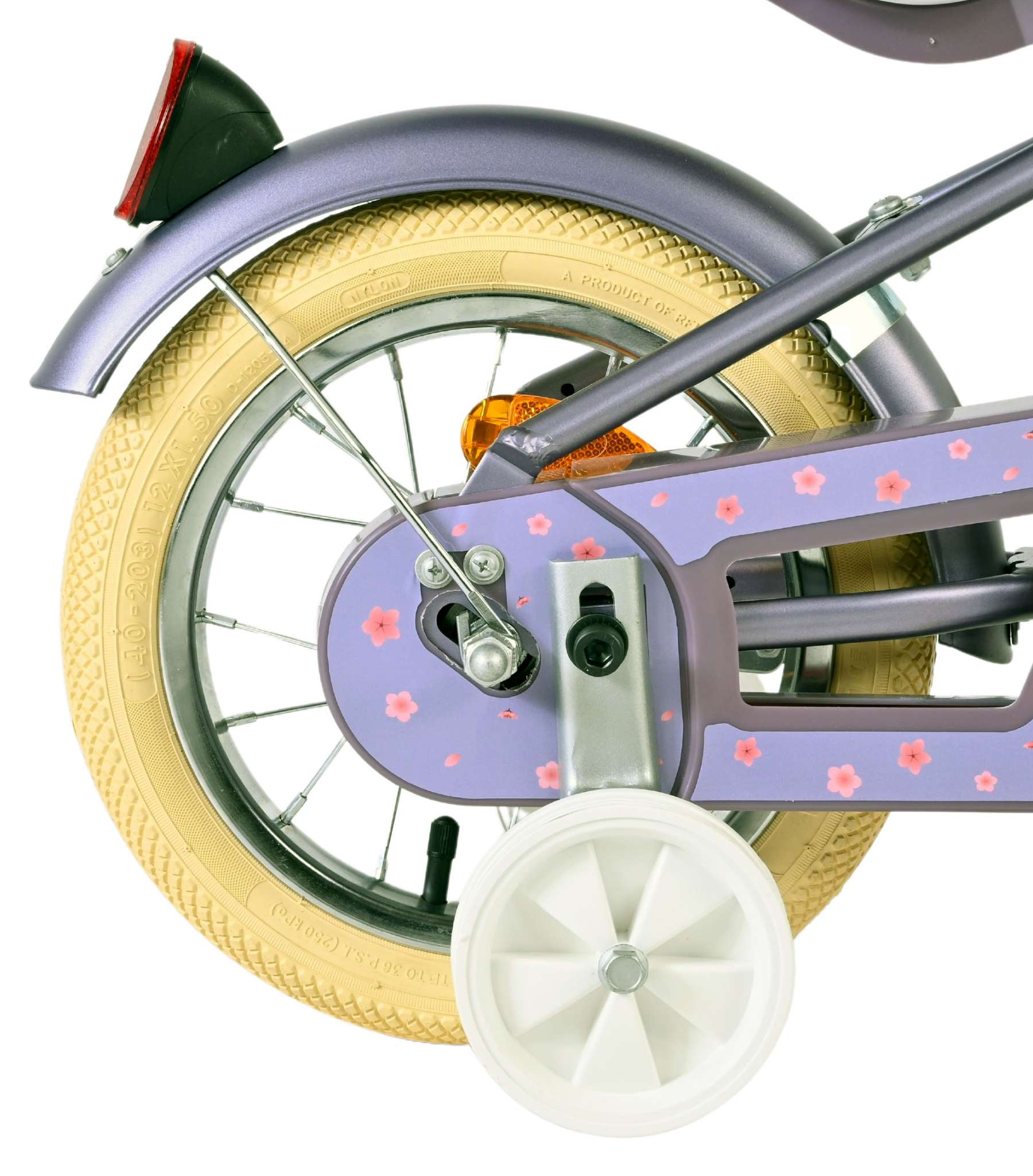 Volare blossom kinderfiets - meisjes - 12 inch - paars