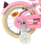 Volare - blossom kinderfiets - meisjes - 14 inch - roze - twee handremmen
