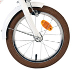 Volare blossom kinderfiets - meisjes - 14 inch - wit - twee handremmen